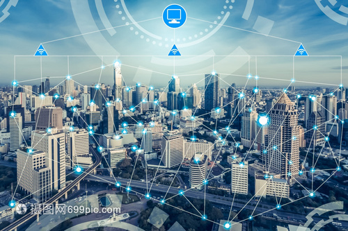 智能城市无线通信网络 IOT与ICT概念及其现代城市建筑背景下的融合